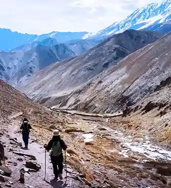 Markha Valley Trek and  Kangyatse Expedition